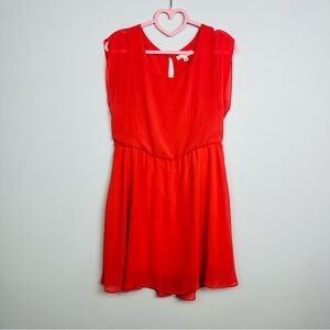Lush Vibrant Orange Mini Dress Size XS